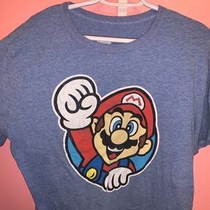 Blue Super Mario T-Shirt